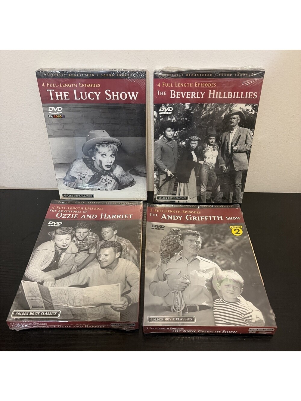 Lot Of 4 Golden Movie Classics Andy Griffith Beverly Hillbillies The Lucy Show